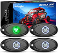 Nilight LED Rock Light Pods Waterproof Under Body Wheel Well Light Exterior by Nilight