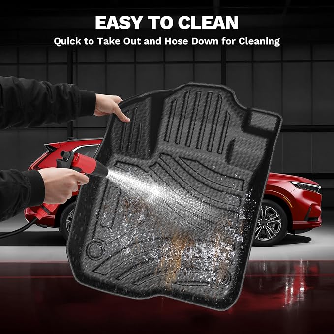 Powerty Floor Mats for Honda CR-V 2023 2024 2025 Accessories All Weather Car - Image 6