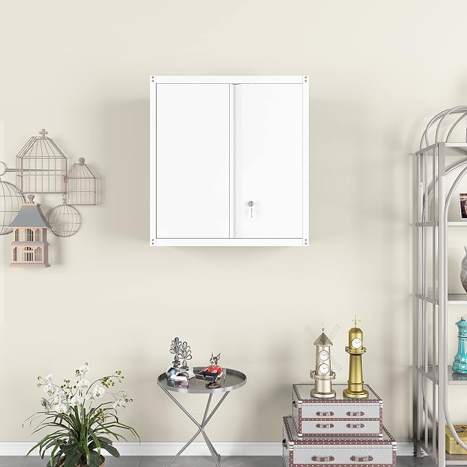 LUCYPAL Metal Wall Cabinet, Garage Storage Cabinets - Image 7