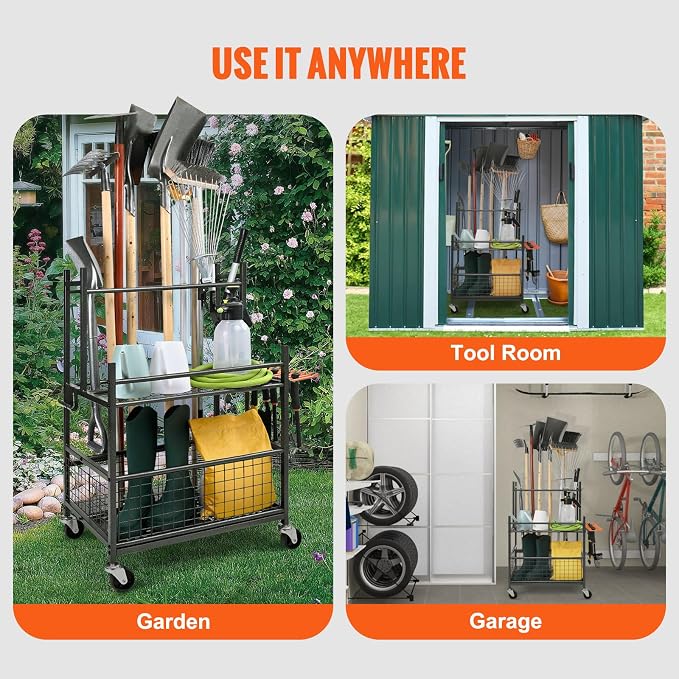 VEVOR Garden Tool Organizer, 16 Slots - Image 8