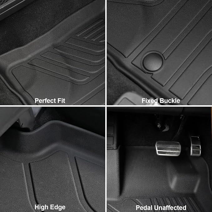 Floor Mats Set for Ford Escape 2020-2024 2025 Accessories, Full Coverage All - Image 5