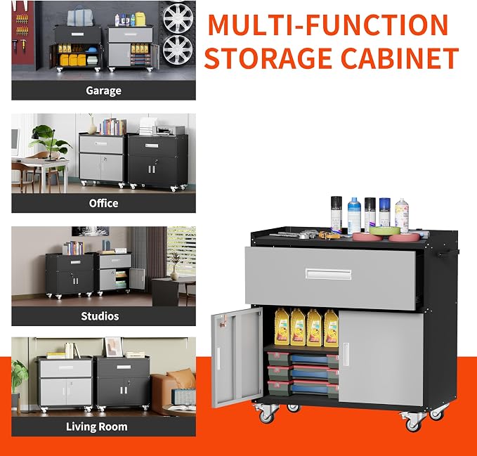 Garage Metal Storage Cabinet for Garage - Image 4