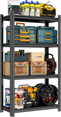 Metal Garage Shelving Unit, Heavy Duty 4-Tier Adjustable Storage Rack, Steel by Notmise