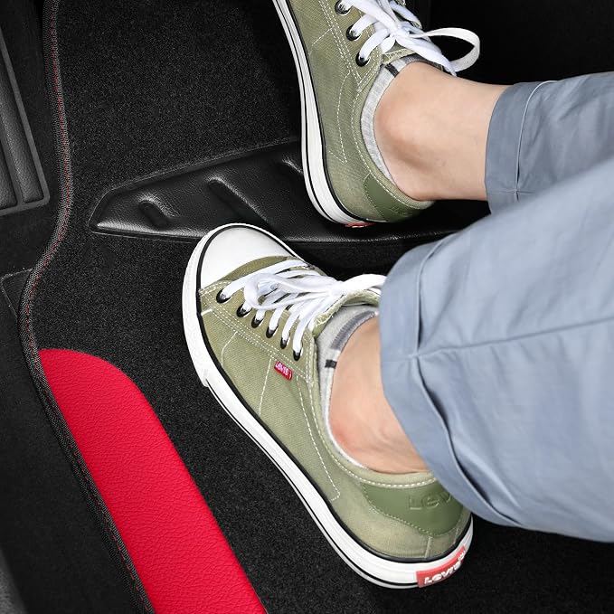 CAR PASS Waterproof Universal Faux Leather 3Row Car Floor Mats, Set of Vehicles - Image 4