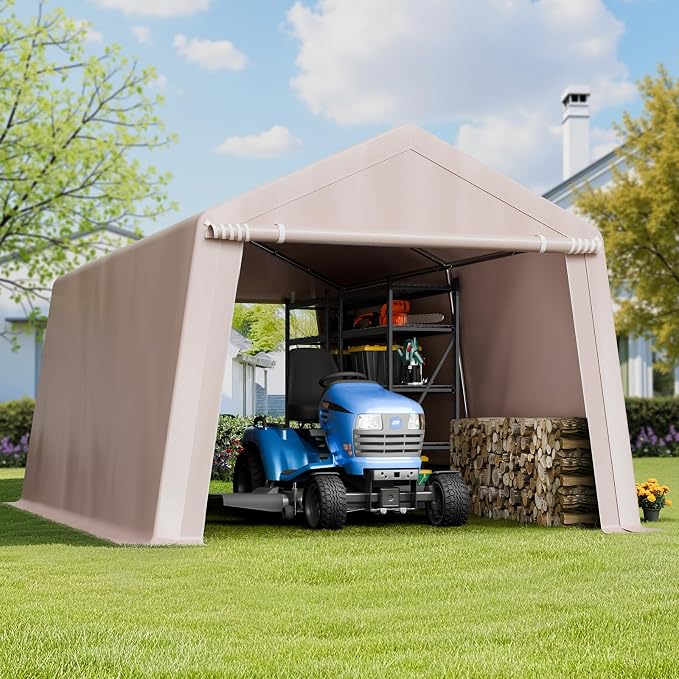 VEVOR Outdoor Storage Shed, 10 x 15 ft Portable Storage Tent - Image 8