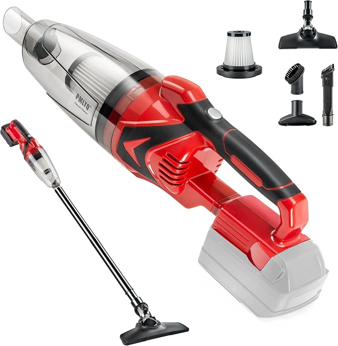 Cordless Vacuum Cleaner for Milwaukee M18 Battery, Wireless Handheld Power by PMLYQCordlessTools