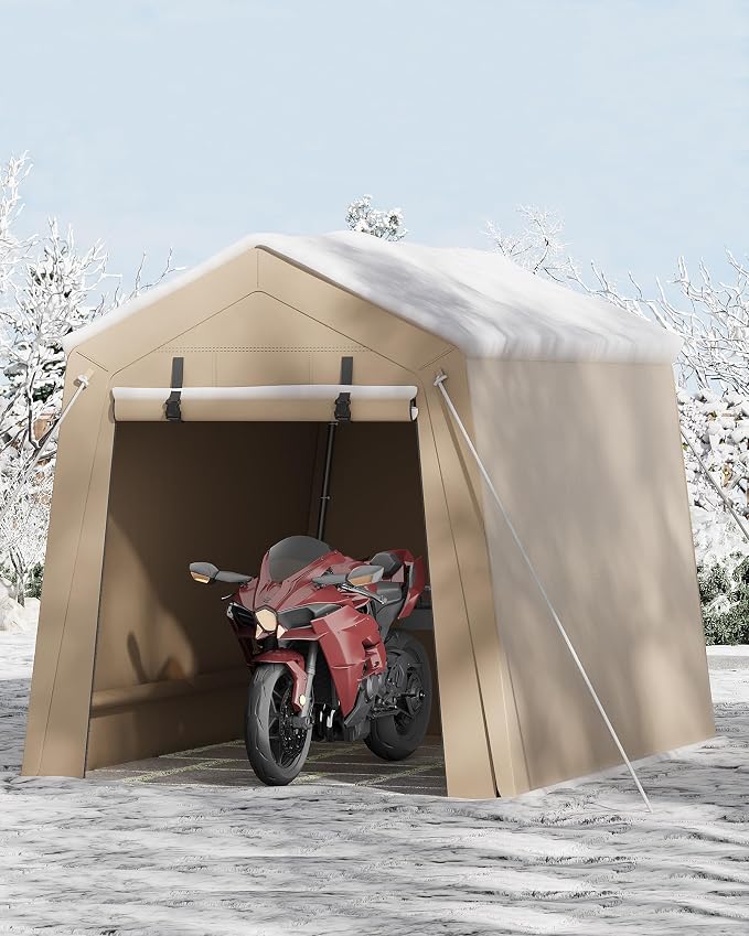 6x8 Ft Carport Heavy Duty Tent - Image 2