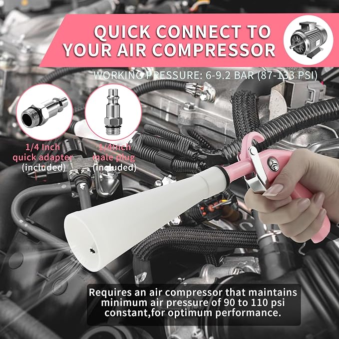 XIAOFENG Tornado Dry Cleaning Gun Detailing Interior Dryer Air Blow Gun - Image 2