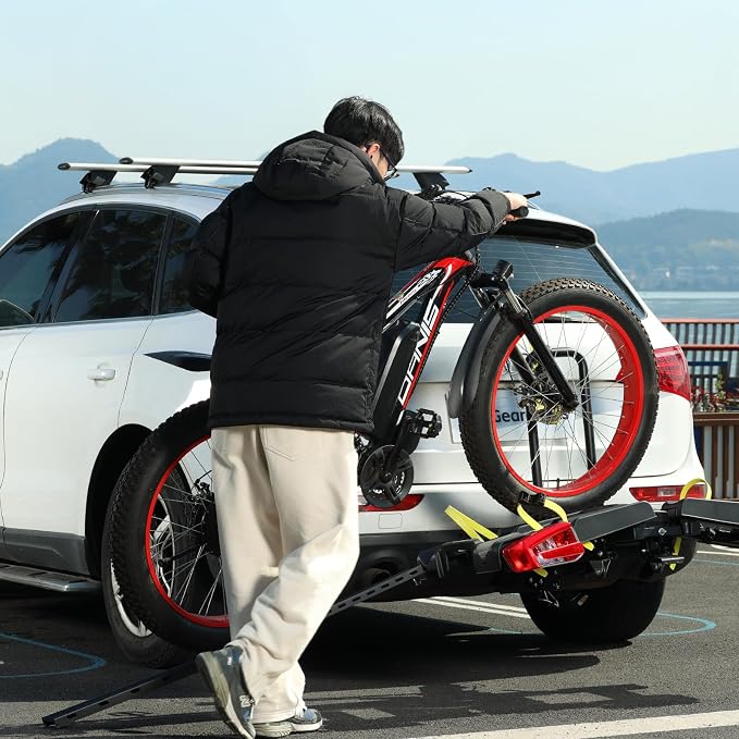 2 E-Bike Foldable Hitch Mount Bike Rack - Image 9