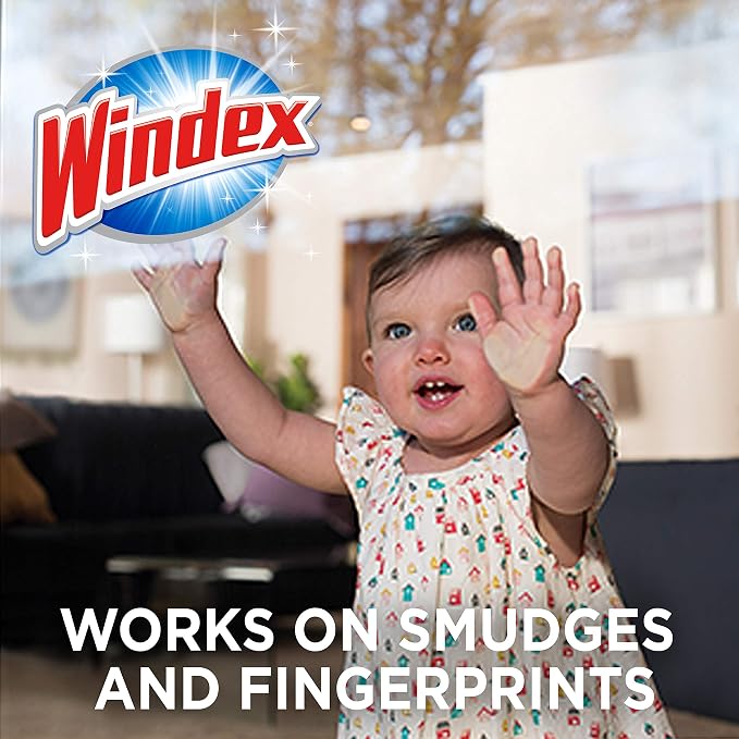 Windex Glass and Surface Ammonia-Free Pre-Moistened Wipes, Crystal Rain Fresh - Image 3