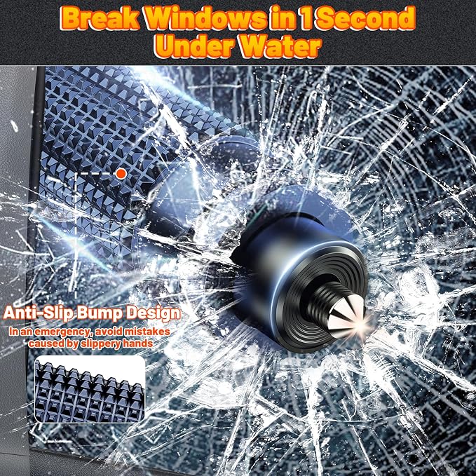 Window Breaker - SafeHammer Glass Breaker Under Water, Upgraded Antiskid - Image 2