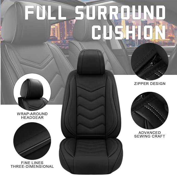 Car Seat Covers for Chrysler Pacifica 2004-2025, Stylish Sport Seat Cover - Image 2