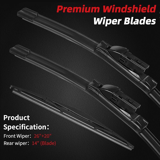 OTUAYAUTO Premium Windshield Wiper Blades - Image 2