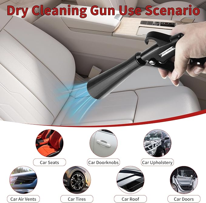 HANDY High Pressure Car Interior Cleaning Gun Interior Dryer Hair Dryer Car - Image 5