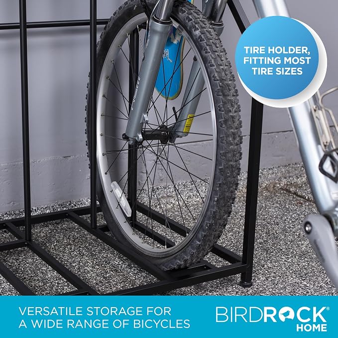 BIRDROCK HOME Bike Rack Garage Storage Floor Stand - Image 5