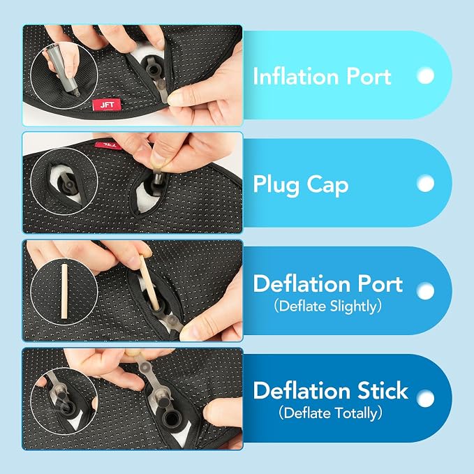 Travel Seat Cushion, 3D Air Inflatable Pressure Relief Cushion - Image 7