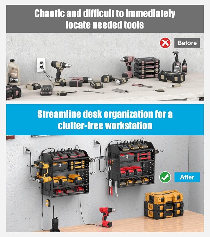 CCCEI Modular Desk Power Tools Organizer - Image 7