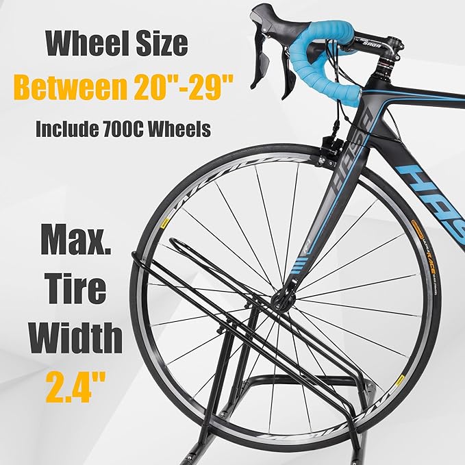 CyclingDeal Bike Rack Floor Parking Bike Stand - Image 3