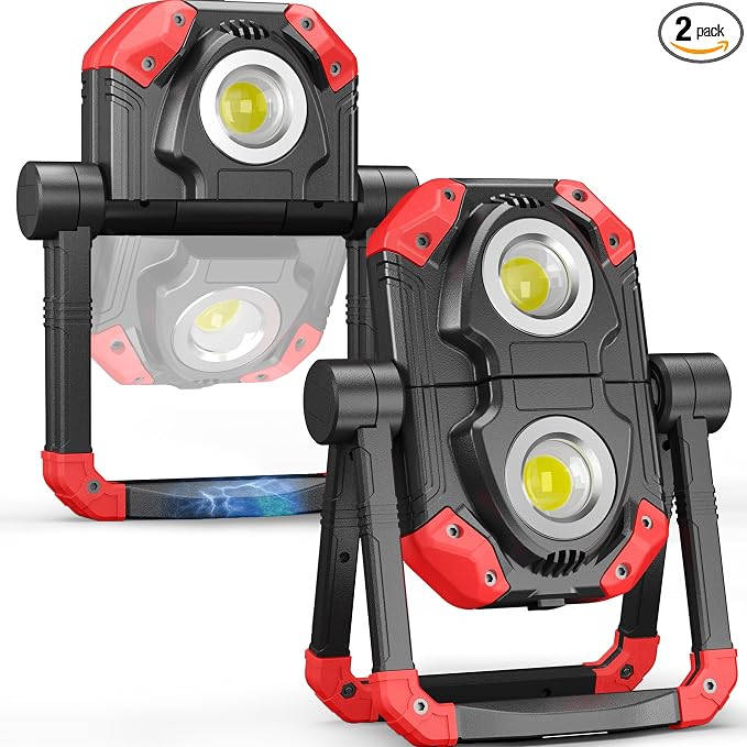 Adelante 2Pack Rechargeable LED Work Light by Adelante