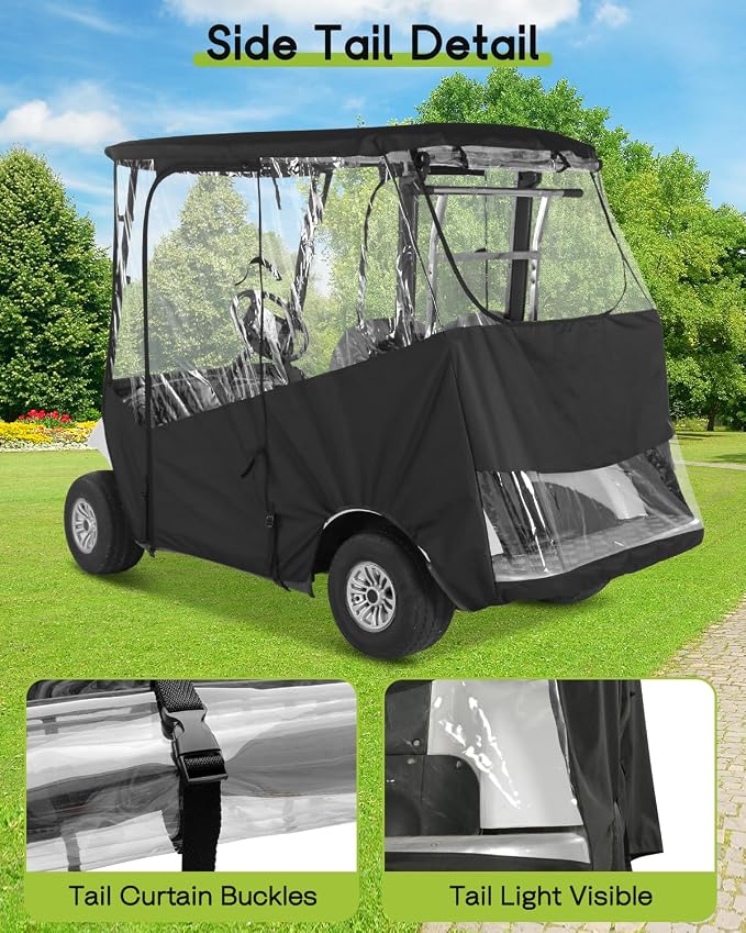 Golf Cart Enclosure 2 Passenger - Image 5