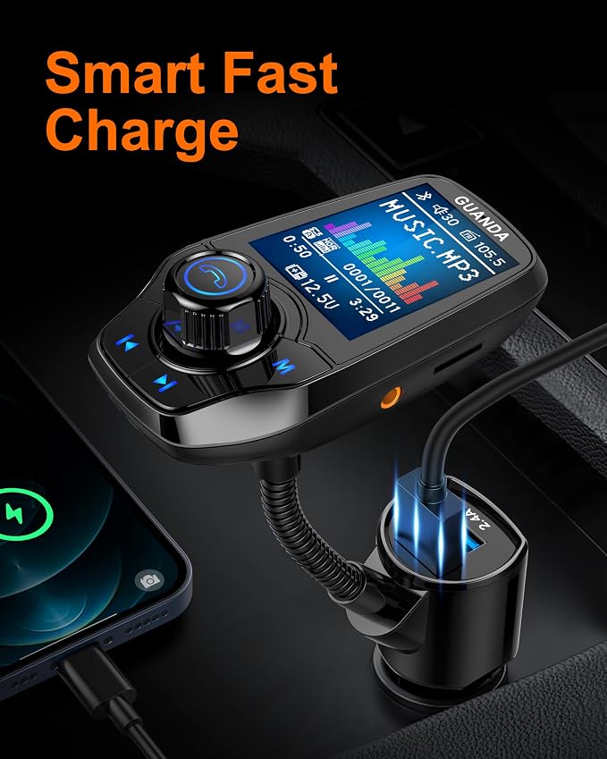 Upgraded Bluetooth FM Transmitter - Image 5