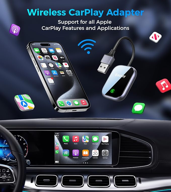 2025 Upgraded Wireless CarPlay Adapter - Image 6