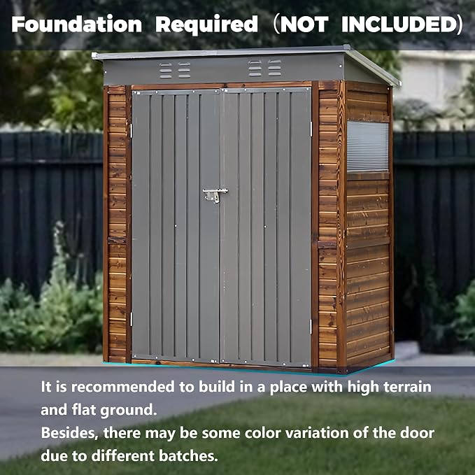5x3 FT Outdoor Lean to Shed - Image 8
