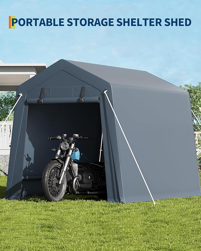 6x6 Ft Carport Heavy Duty Tent - Image 8