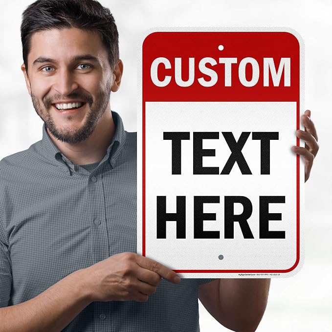 Custom Sign, Custom Sign for Business, Indoor/Outdoor use. 12x18 Inches - Image 2