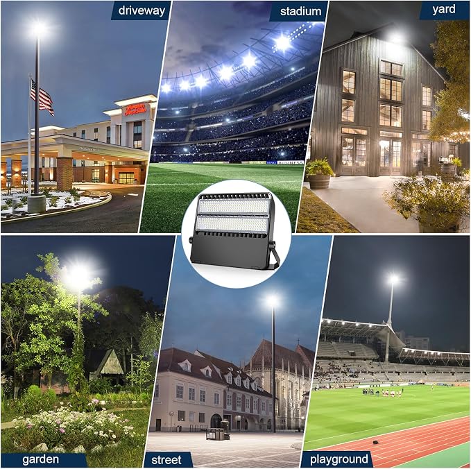 LED Stadium Lights, Outdoor Super Bright 240 Watt 36000 Lumen Stadium Flood - Image 4