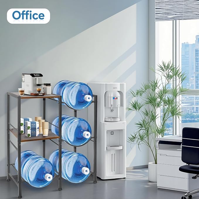 3-Tier 5 Gallon Water Bottle Holder, Heavy Duty Water Jug Rack - Image 6
