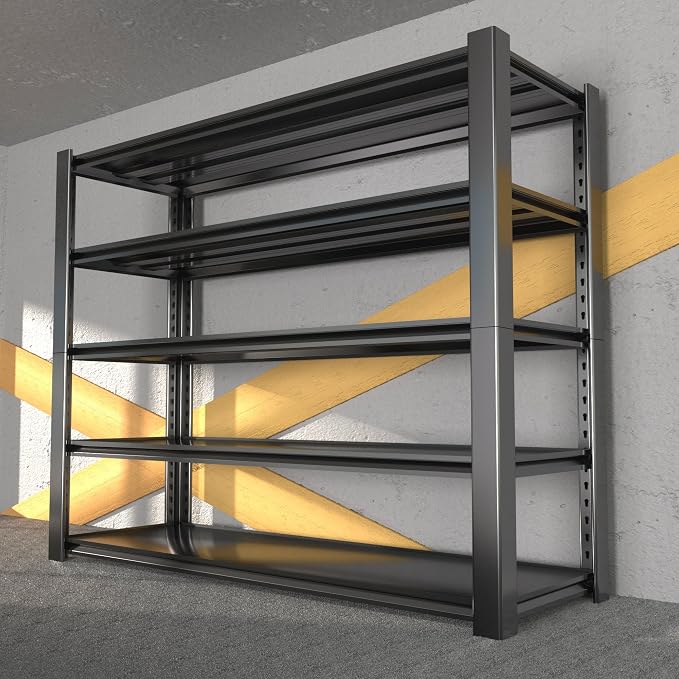 3020LBS Standing Shelf Units 72" H x 48″W x 20" D, Heavy Duty Garage Shelving by WOZBUD