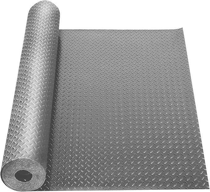 5Ft x 12Ft Rubber Flooring Mats 1.6mm Diamond Plate Flooring Roll 60sqft Rubber by Boshen