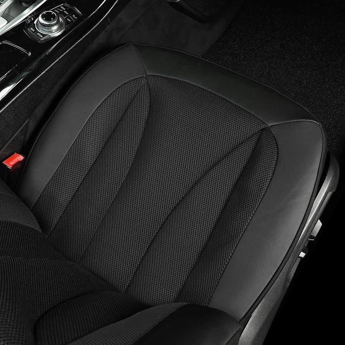 GIANT PANDA 2 Front Leather Car Seat Cover - Image 8