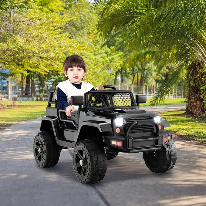 Costzon Ride on Car, 12V Battery Powered Truck Vehicle - Image 9