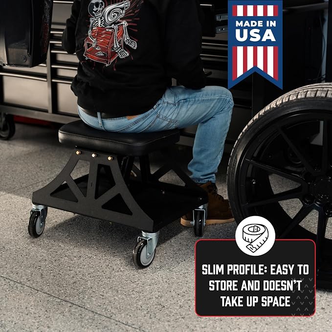 Vyper Low Pro Garage Stool - Image 6