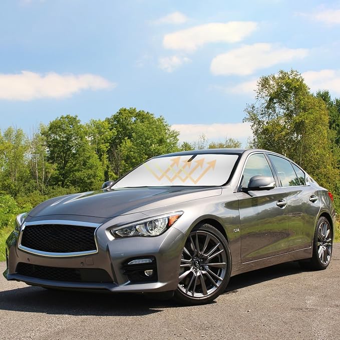 for Infiniti Q50 Windshield Sunshades by SLOGENTO