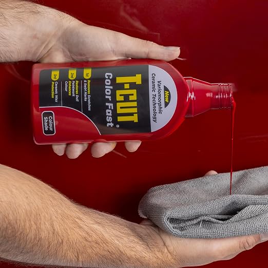 T-Cut Dark Red Scratch Remover Color Fast Paintwork Restorer Car Polish - Image 3
