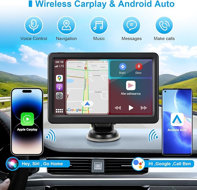 Wireless Carplay Screen for Car, Pantalla para Carros - Image 2