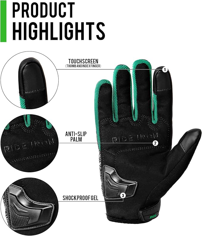 BORLENI Motorcycle Gloves Motorbike Glove - Image 2