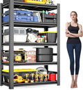 47" W Garage Shelving 3800Lbs Storage Shelves Heavy Duty 5 Tier Adjustable by KILISTEELS