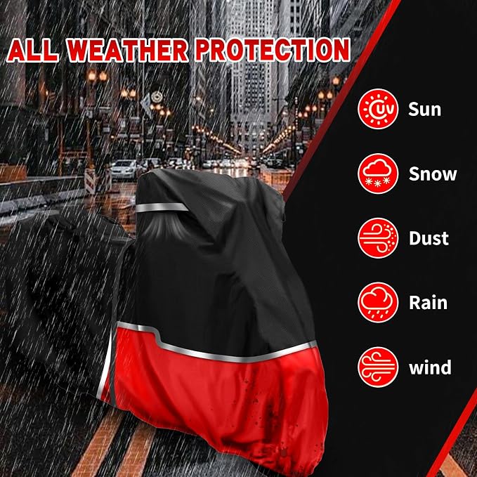 420D Motorcycle Cover Suitable for Kawasaki Vulcan 650 900 1500 and Eliminator - Image 5