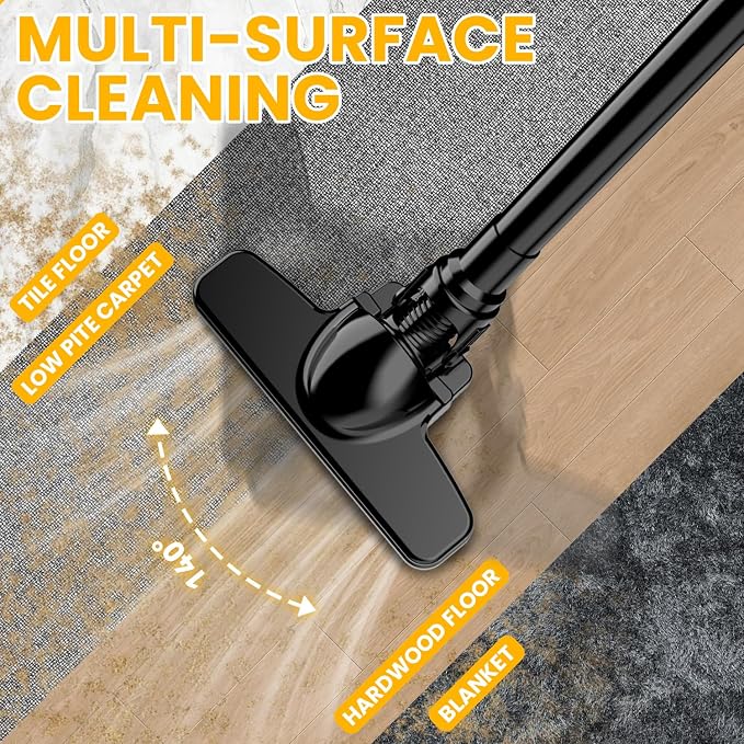 Cordless Vacuum for Dewalt 20V Battery, 5 in 1 Handheld Electric Vacuum Cleaner - Image 4