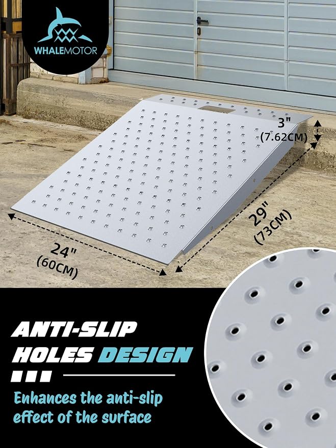 Shed Ramp 2PC, Loading Ramp for Riding Mower, 1500 lbs Capacity, Shed Storage - Image 5