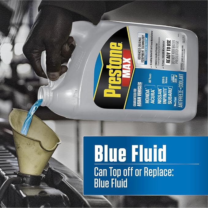 Prestone AF6310 MAX Asian Vehicles Blue Antifreeze and Coolant, 1 Gallon - Image 5