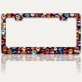Beautiful Gemstone Pattern License Plate Frame Bling License Plate Holders by RTINRAN
