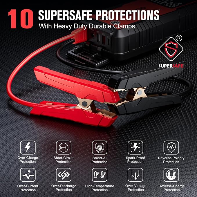 GOOLOO 6000A Jump Starter GT6000 Car Starter - Image 4