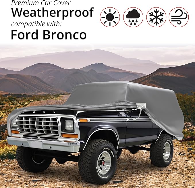 Car Covers Weatherproof Max SUV Cover & Warranty Compatible - Image 2