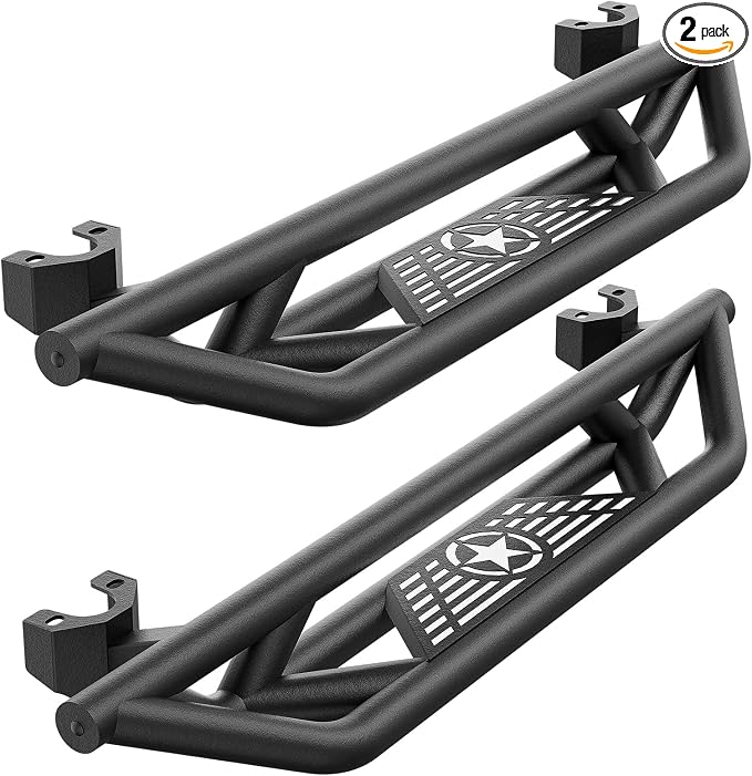 for Jeep JK Running Boards Drop Side Steps Compatible by YZONA