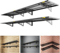 4Pack 1.64x4ft Adjustable Metal Garage Wall Shelving Heavy Duty Garage Storage by Unknown